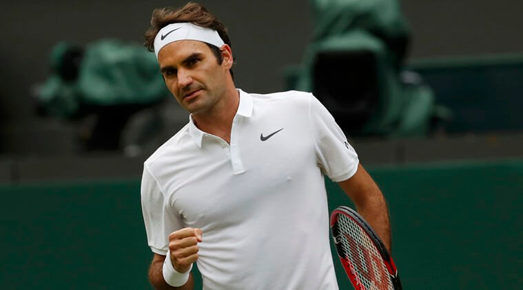 Britain Tennis - Wimbledon - All England Lawn Tennis & Croquet Club, Wimbledon, England - 27/6/16 Switzerland's Roger Federer celebrates winning the second set against Argentina's Guido Pella REUTERS/Paul Childs